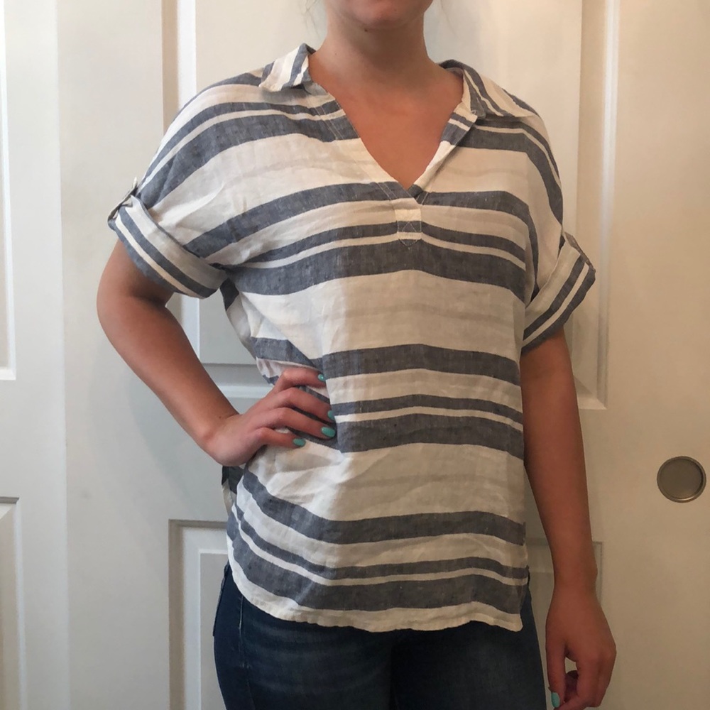 100% linen top